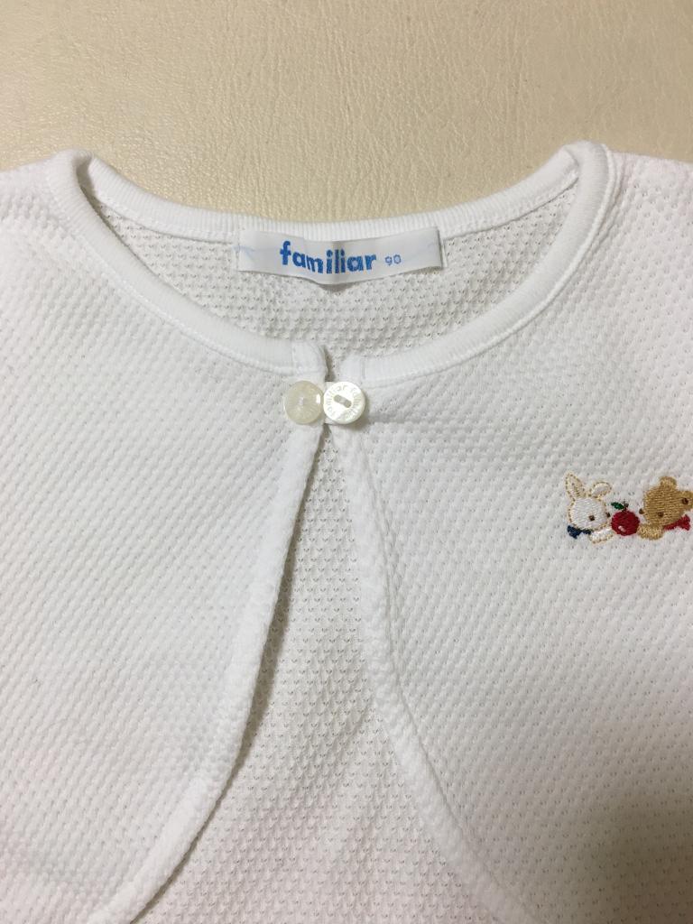 familiar カーディガン 90cm ファインファイン｜familiarの子供服の