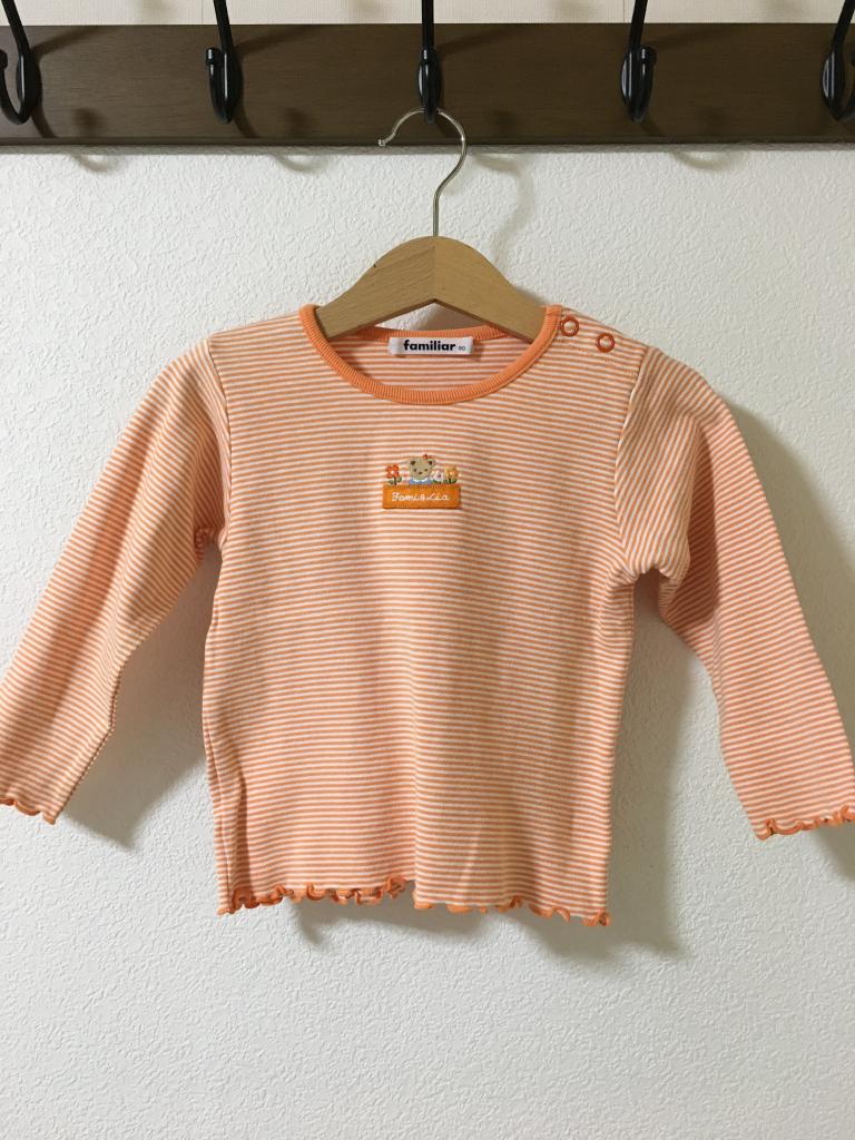 familiar 90cm 長袖カットソー3枚セット familiar カットソー 90cm ファインファイン｜familiarの子供服の古着