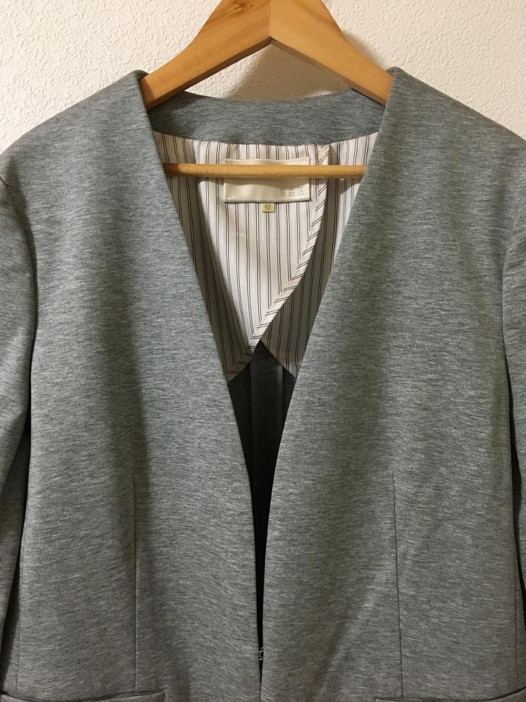 【新品】自由区グレージャケット（size42） 新品】自由区グレージャケット（size42）