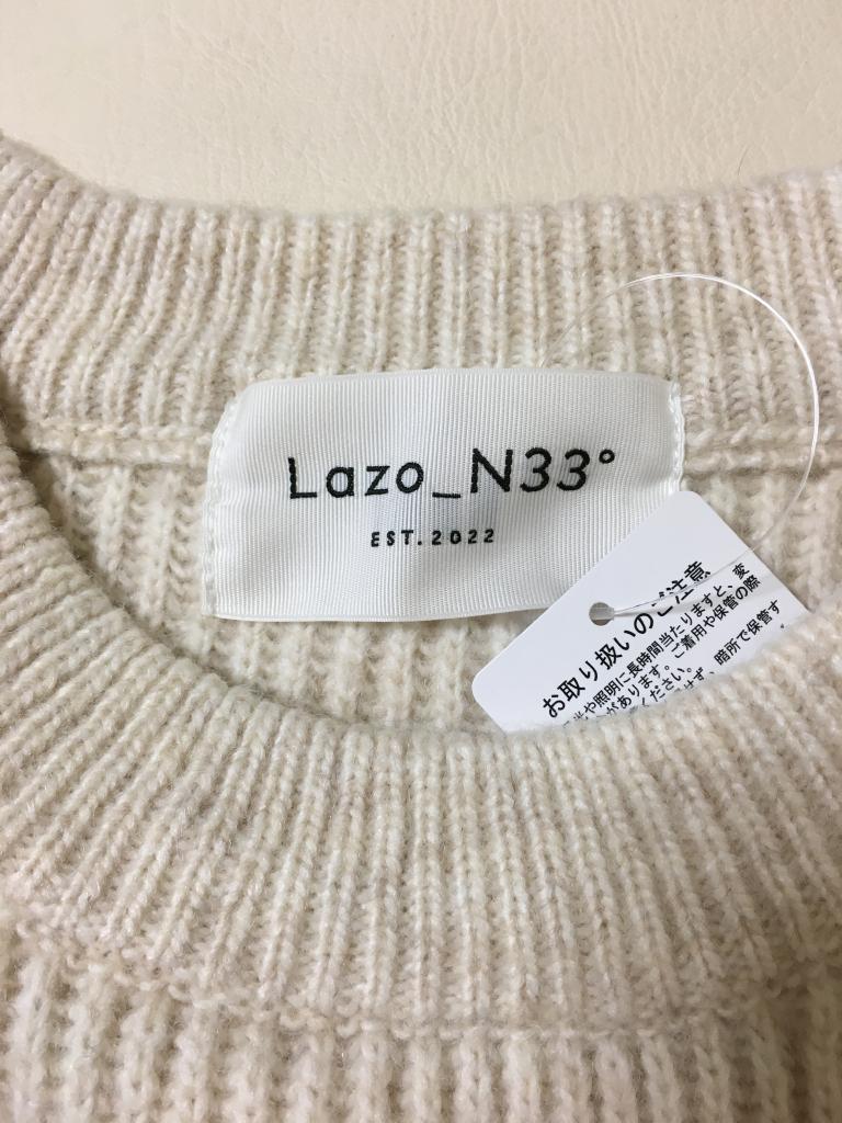 Lazo-N33° ニット Lサイズ ファインファイン｜Lazo-N33°の