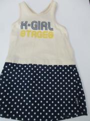 X-girl Stages、80cm、ワンピース、綿、女の子用