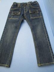 mikihouse DOUBLE.B、100cm、ジーンズ、綿、男女共用