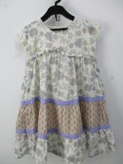 Petit main、110cm、ワンピース、綿、女の子用