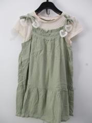 Petit main、110cm、ワンピース、綿、女の子用