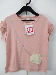 Petit main、110cm、カットソー、綿、女の子用