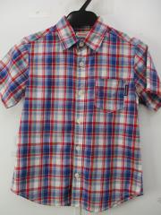 mikihouse、130cm、シャツ、綿、男女共用