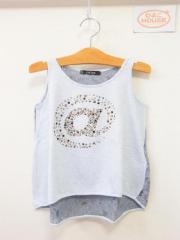 MONNALISA、110cm、タンクトップ、綿、女の子用