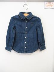POLO RALPH LAUREN、110cm、ブラウス、綿、女の子用