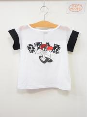MONNALISA、130cm、Ｔシャツ、ポリエステル、女の子用