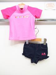 mikihouse HOT BISCUITS、90cm、水着、ポリエステル、女の子用
