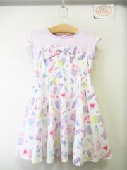 mezzo piano、120cm、ワンピース、綿、女の子用