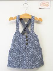ANNA SUI Mini、100cm、ジャンパースカート、ポリエステル、女の子用
