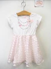 mezzo piano、120cm、ワンピース、綿・ポリエステル、女の子用
