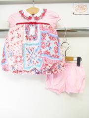 mezzo piano、80cm、ワンピース、綿、女の子用
