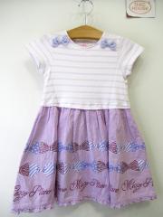 mezzo piano、120cm、ワンピース、綿、女の子用
