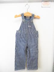 mikihouse DOUBLE.B、80cm、オーバーオール、綿・ポリウレタン、男女共用