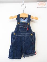 mikihouse、50～70cm、オーバーオール、綿、男女共用