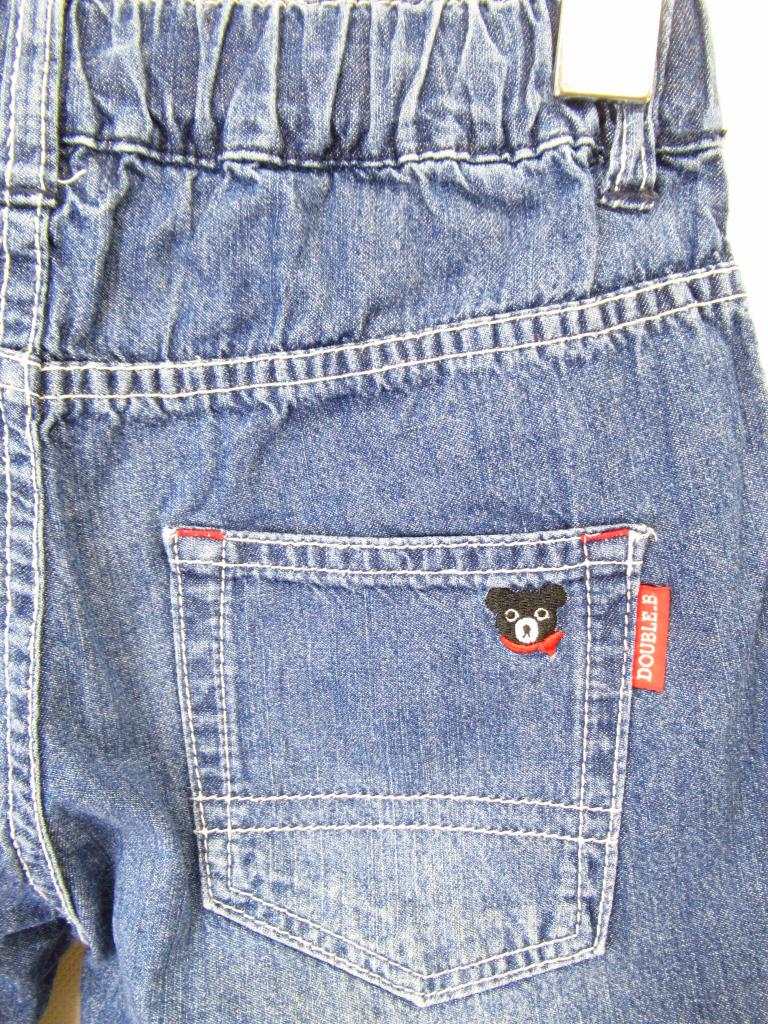 【新品】ミキハウスダブルＢ130ジーンズタイプ mikihouse DOUBLE.B ジーンズ 130cm ひよこHOUSE｜mikihouse