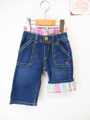 mikihouse DOUBLE.B、110cm、ジーンズ、綿・ポリウレタン、男女共用