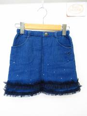 mezzo piano、130cm、スカート、綿・ポリエステル、女の子用