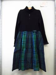 familiar、150cm、ワンピース、綿・ポリウレタン、女の子用