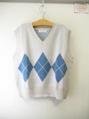 pom ponette、160cm、ベスト、綿・アクリル、女の子用