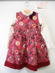 mezzo piano、120cm、ワンピース、綿、女の子用