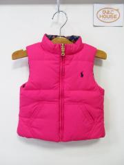 RALPH LAUREN、90cm、ベスト、ポリエステル、女の子用