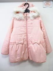 mikihouse、130cm、コート、ポリエステル、女の子用