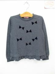 familiar、130cm、カットソー、綿・ポリエステル、女の子用