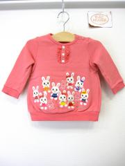 mikihouse、80cm、トレーナー、綿、女の子用
