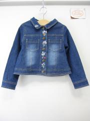 mezzo piano、120cm、ジャケット、綿・ポリウレタン、女の子用