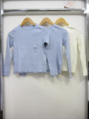 UNIQLO、140cm、カットソー、綿・ポリウレタン、女の子用