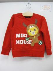 mikihouse、110cm、トレーナー、綿、男の子用