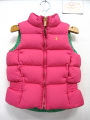 RALPH LAUREN、100cm、ベスト、ポリエステル、女の子用