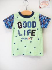 mikihouse DOUBLE.B、110cm、Ｔシャツ、綿・ポリエステル、男の子用