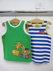 mikihouse、130cm、タンクトップ、綿、男の子用
