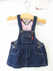mikihouse、50～70cm、ジャンパースカート、綿、女の子用