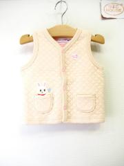 mikihouse、80cm、ベスト、綿・ポリエステル、女の子用