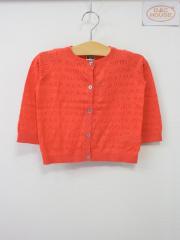 BONTON、100cm、カーディガン、綿、女の子用