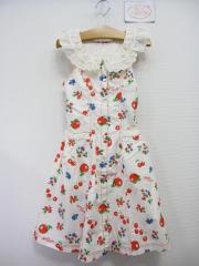 mezzo piano、130cm、ワンピース、綿、女の子用
