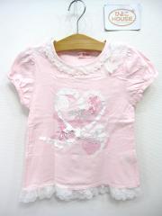 mezzo piano、140cm、カットソー、綿・ポリウレタン、女の子用
