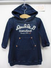 mikihouse DOUBLE.B、90cm、ワンピース、綿、女の子用
