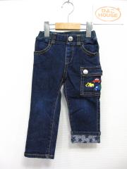 mikihouse、90cm、ジーンズ、綿・ポリエステル、男の子用