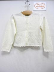 KUMIKYOKU、100cm、カーディガン、綿・アクリル、女の子用