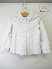 mezzo piano、120cm、ブラウス、綿・ポリエステル、女の子用