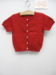 familiar、110cm、カーディガン、綿、女の子用