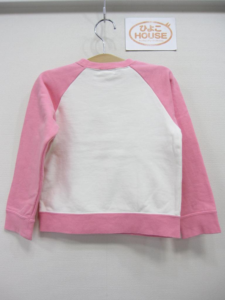 Mezzo Piano ピンク トレーナー 120cm mezzo piano トレーナー 120cm ひよこHOUSE｜mezzo pianoの子供服の