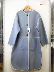 新品タグ付き 2019年購入◆SIMPLICITE シンプリシテェ フェイクスエード ノーカラーコート◆ピンクベージュ くすみピンク IENA取扱い♪ Simplicite [シンプリシテェ]|レディース（婦人服）の古着通販