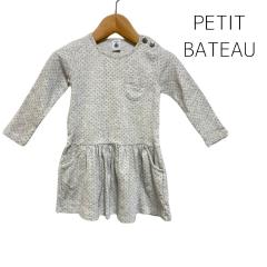 PETIT BATEAU、85cm、ワンピース、綿、女の子用